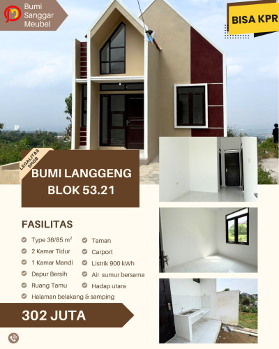 Promo Rumah Baru di Bumi Langgeng Bandung Timur Mulai 200 Jutaan